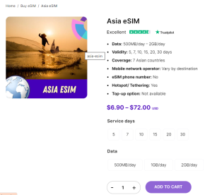 South East Asia eSIM